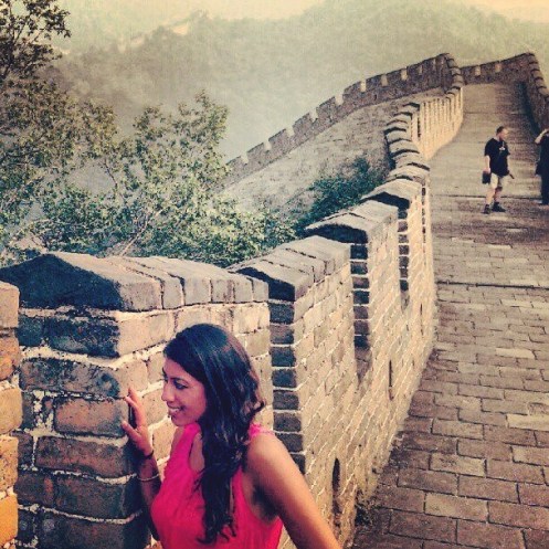 TANAYAS TABLE Travels Great Wall of China Me Beijing