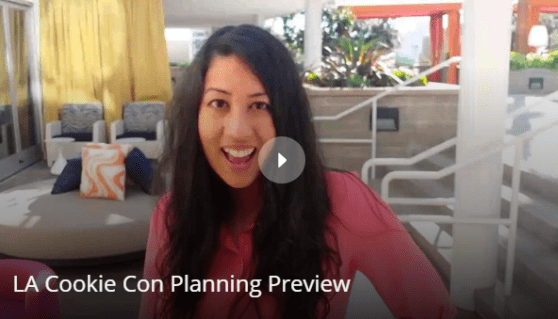 Click above for a peek into the L.A. Cookie Con planning meeting with all the wonderful vendors!