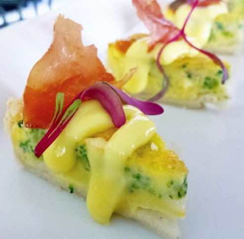 Copyright 2015 Tanaya's Table Tanayas Table broccoli cheese quiche Crave Expo