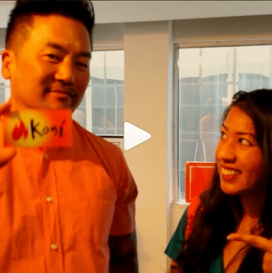 Joking around with Roy Choi