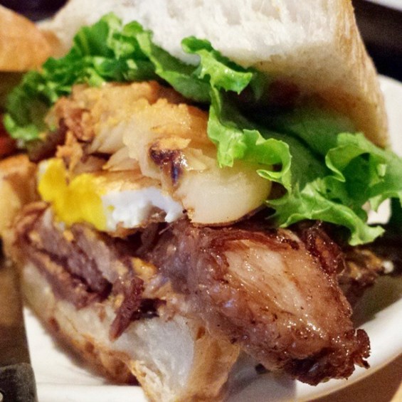 Tanayas Table Stacked Burger